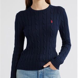 Polo Ralph Lauren cotton Cable-Knit Crewneck Sweater